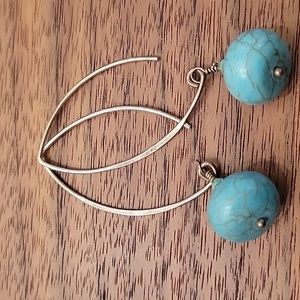 Silver and Turquoise earrings